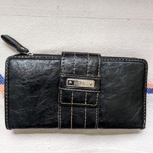 Relic rectangular black ladies wallet